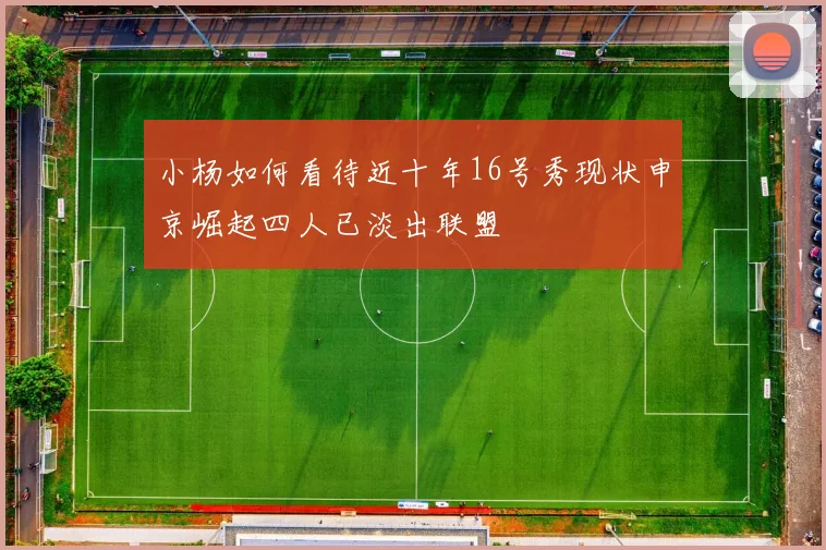 小杨如何看待近十年16号秀现状申京崛起四人已淡出联盟